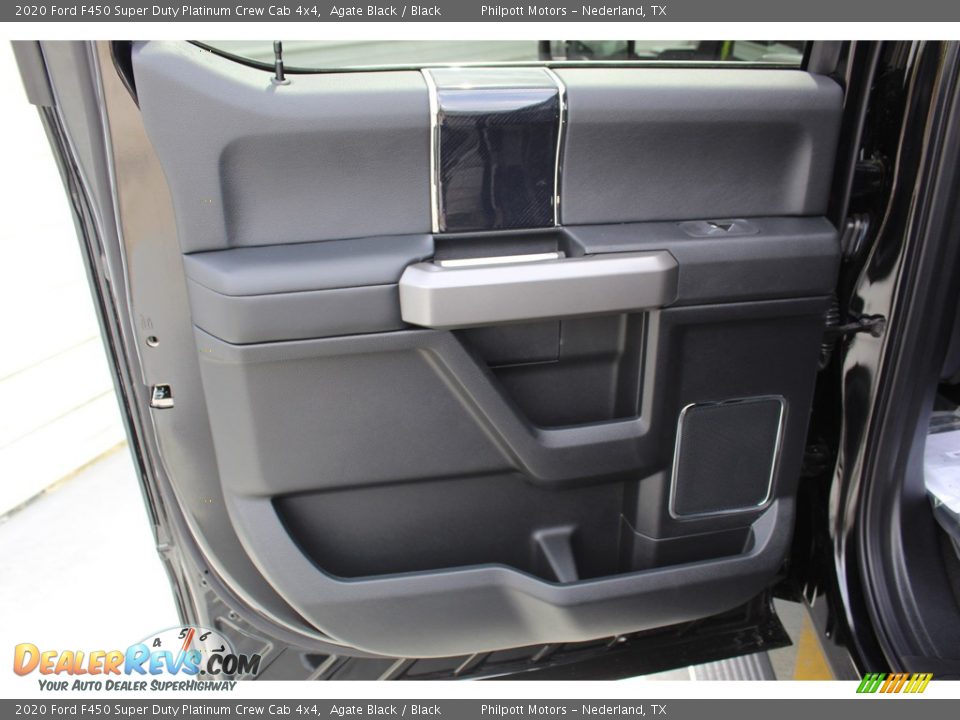 2020 Ford F450 Super Duty Platinum Crew Cab 4x4 Agate Black / Black Photo #18