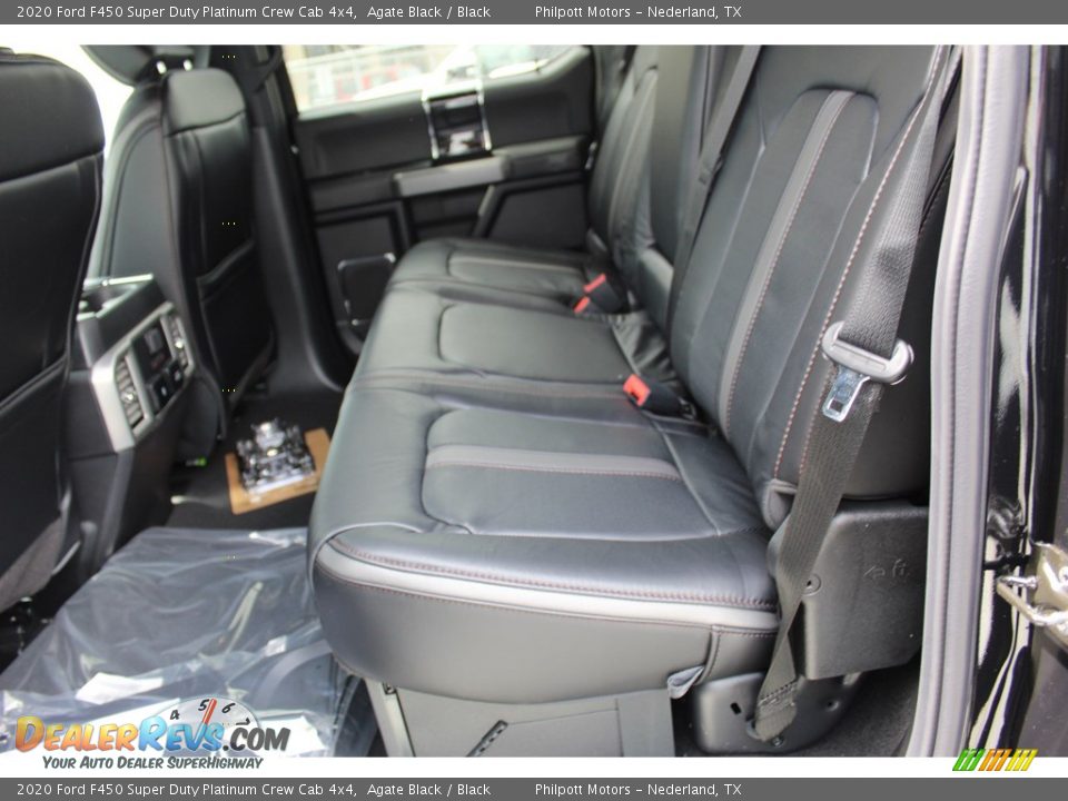 2020 Ford F450 Super Duty Platinum Crew Cab 4x4 Agate Black / Black Photo #19
