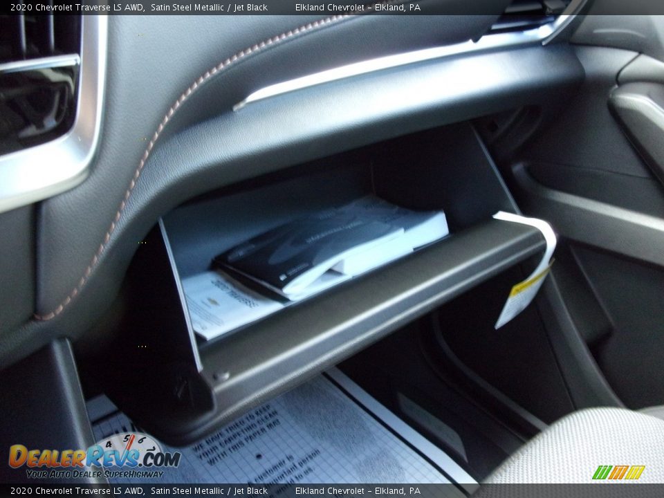 2020 Chevrolet Traverse LS AWD Satin Steel Metallic / Jet Black Photo #20