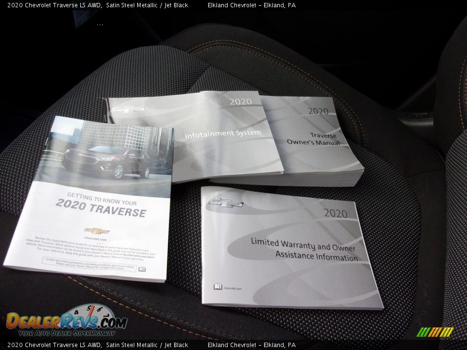 2020 Chevrolet Traverse LS AWD Satin Steel Metallic / Jet Black Photo #21