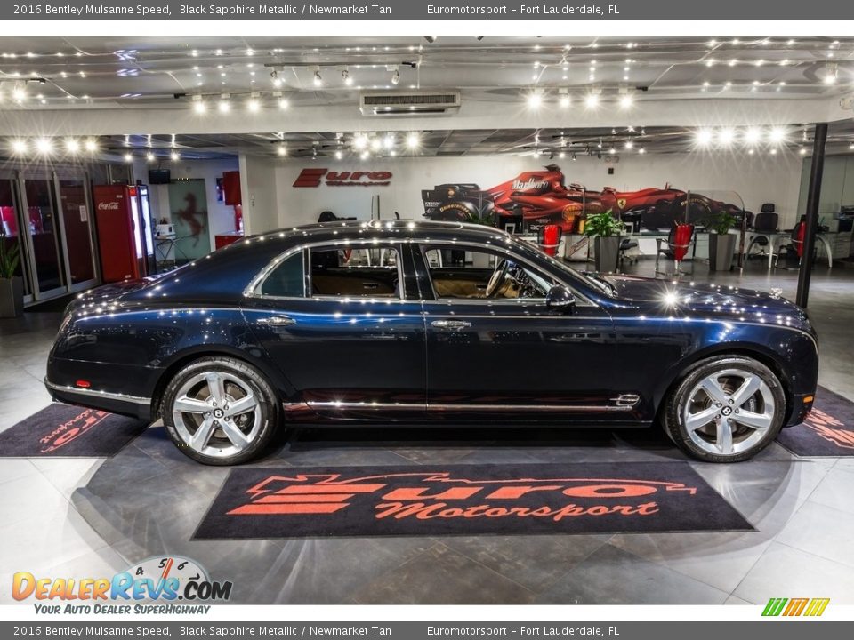 2016 Bentley Mulsanne Speed Black Sapphire Metallic / Newmarket Tan Photo #7