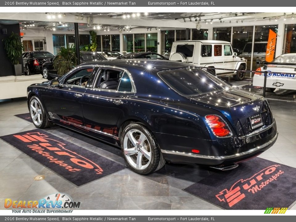 2016 Bentley Mulsanne Speed Black Sapphire Metallic / Newmarket Tan Photo #11