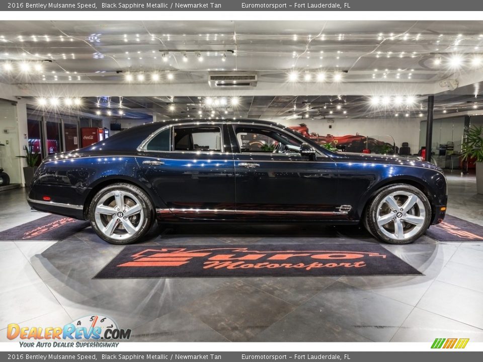 2016 Bentley Mulsanne Speed Black Sapphire Metallic / Newmarket Tan Photo #14
