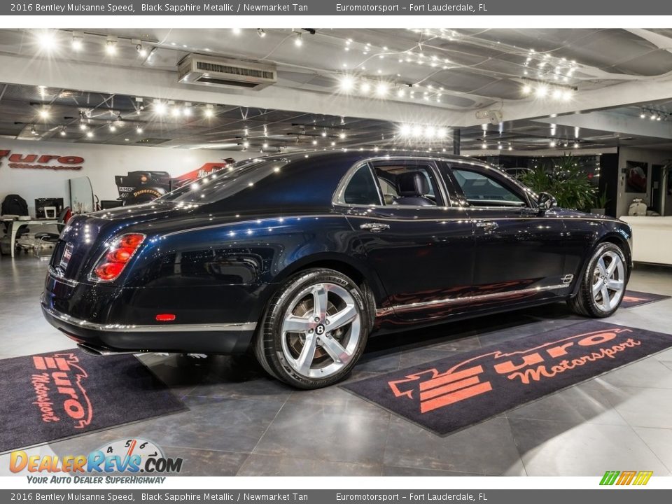 2016 Bentley Mulsanne Speed Black Sapphire Metallic / Newmarket Tan Photo #15