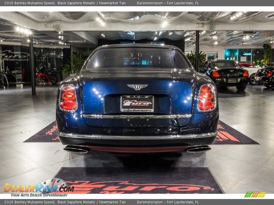 2016 Bentley Mulsanne Speed Black Sapphire Metallic / Newmarket Tan Photo #16