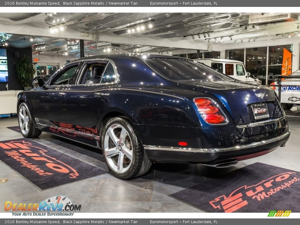 2016 Bentley Mulsanne Speed Black Sapphire Metallic / Newmarket Tan Photo #17