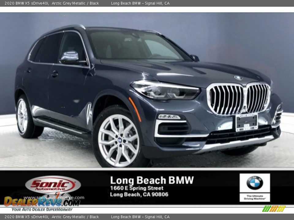 2020 BMW X5 sDrive40i Arctic Grey Metallic / Black Photo #1