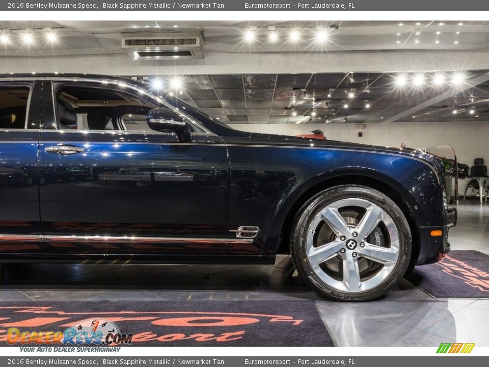 2016 Bentley Mulsanne Speed Black Sapphire Metallic / Newmarket Tan Photo #19