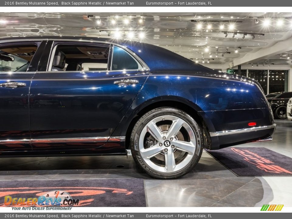 2016 Bentley Mulsanne Speed Black Sapphire Metallic / Newmarket Tan Photo #21