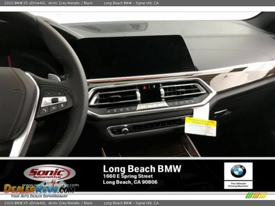 2020 BMW X5 sDrive40i Arctic Grey Metallic / Black Photo #5
