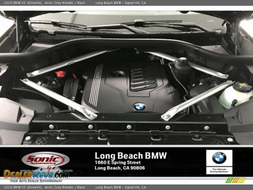 2020 BMW X5 sDrive40i Arctic Grey Metallic / Black Photo #8