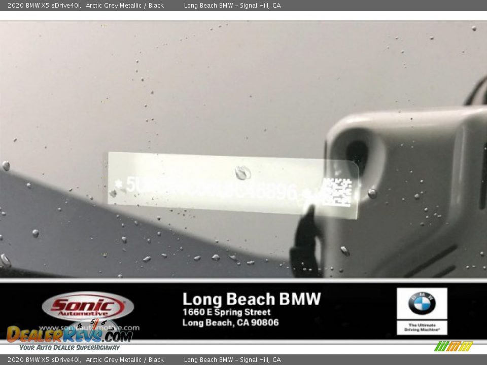 2020 BMW X5 sDrive40i Arctic Grey Metallic / Black Photo #11