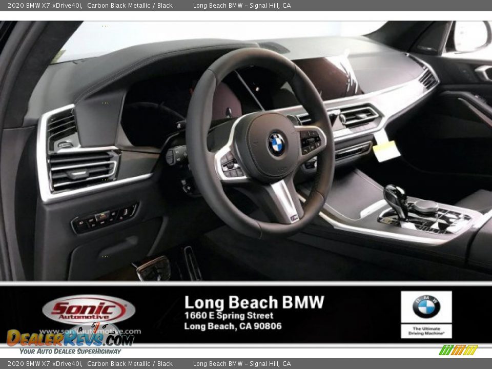 2020 BMW X7 xDrive40i Carbon Black Metallic / Black Photo #4