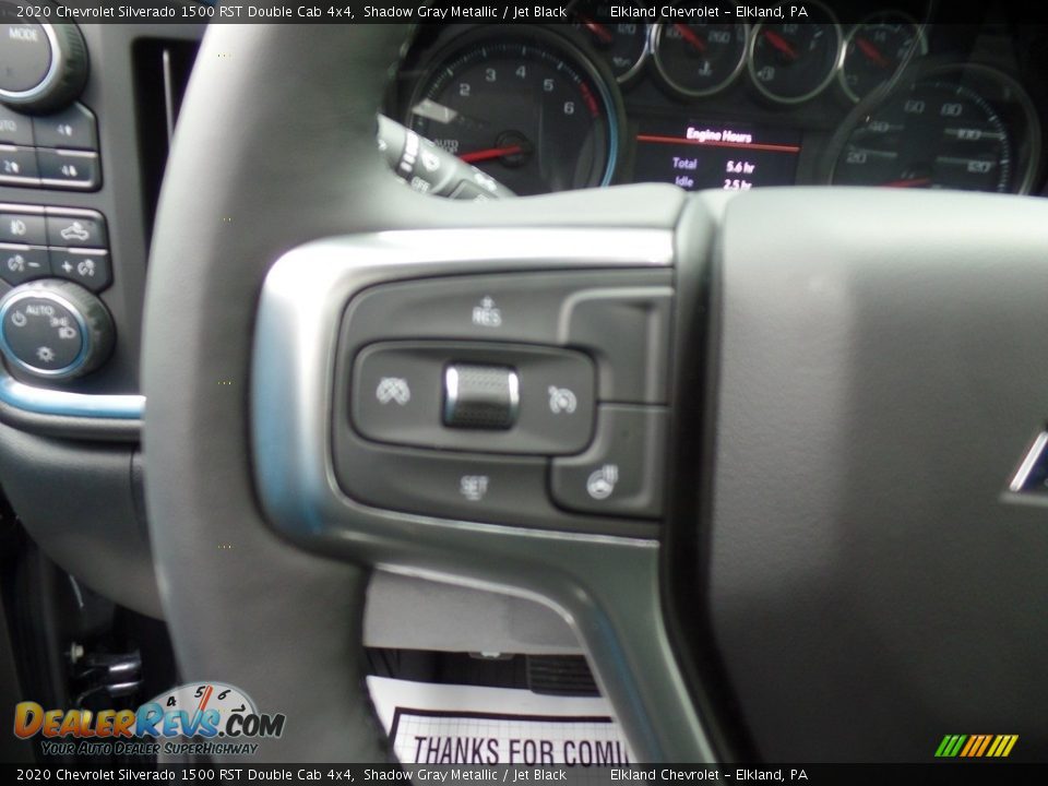 2020 Chevrolet Silverado 1500 RST Double Cab 4x4 Shadow Gray Metallic / Jet Black Photo #24