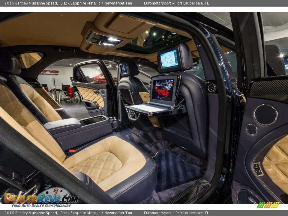 Rear Seat of 2016 Bentley Mulsanne Speed Photo #33