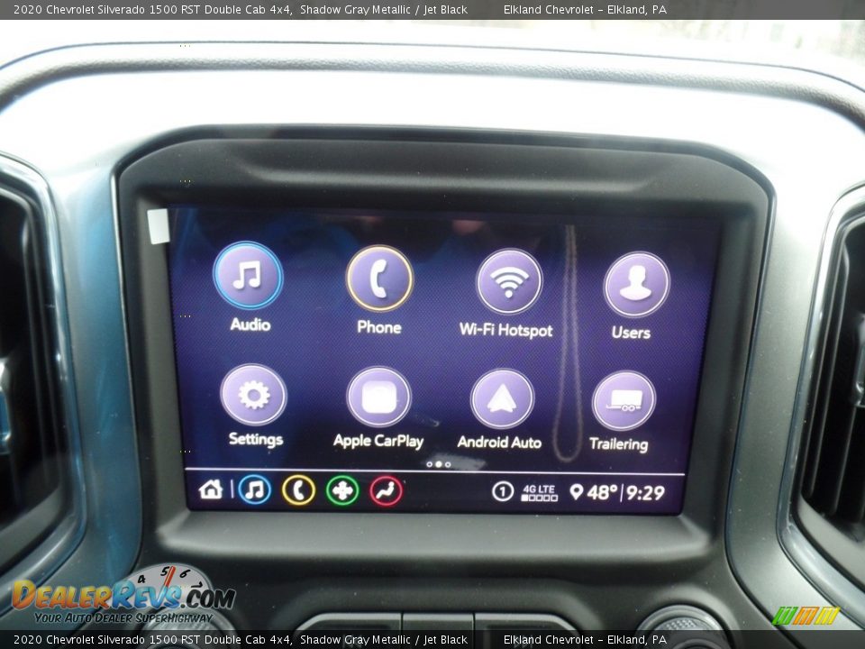 2020 Chevrolet Silverado 1500 RST Double Cab 4x4 Shadow Gray Metallic / Jet Black Photo #28