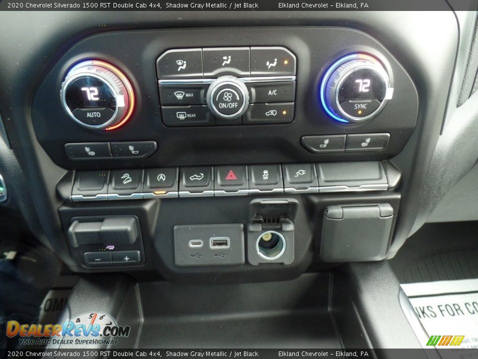 2020 Chevrolet Silverado 1500 RST Double Cab 4x4 Shadow Gray Metallic / Jet Black Photo #31
