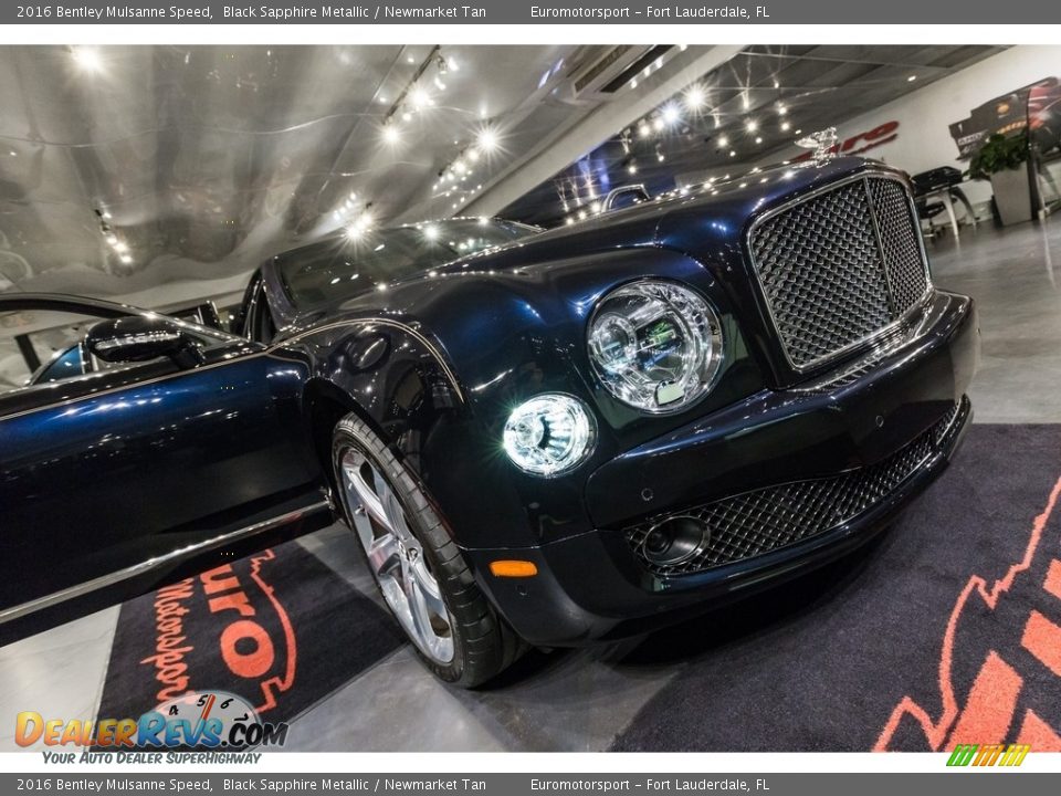 2016 Bentley Mulsanne Speed Black Sapphire Metallic / Newmarket Tan Photo #41