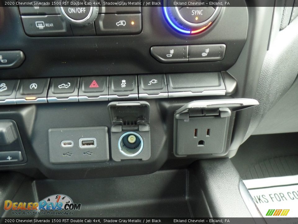 2020 Chevrolet Silverado 1500 RST Double Cab 4x4 Shadow Gray Metallic / Jet Black Photo #33