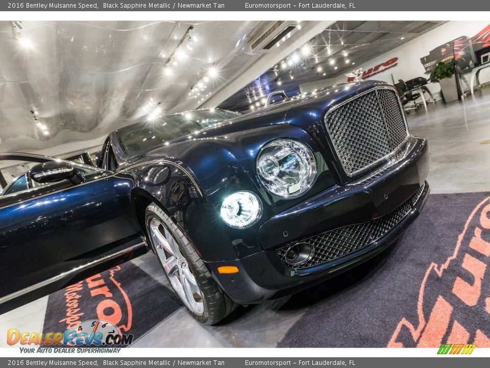 2016 Bentley Mulsanne Speed Black Sapphire Metallic / Newmarket Tan Photo #42