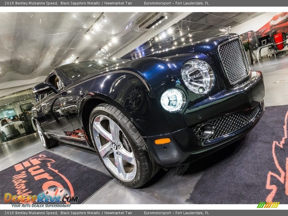 2016 Bentley Mulsanne Speed Black Sapphire Metallic / Newmarket Tan Photo #43