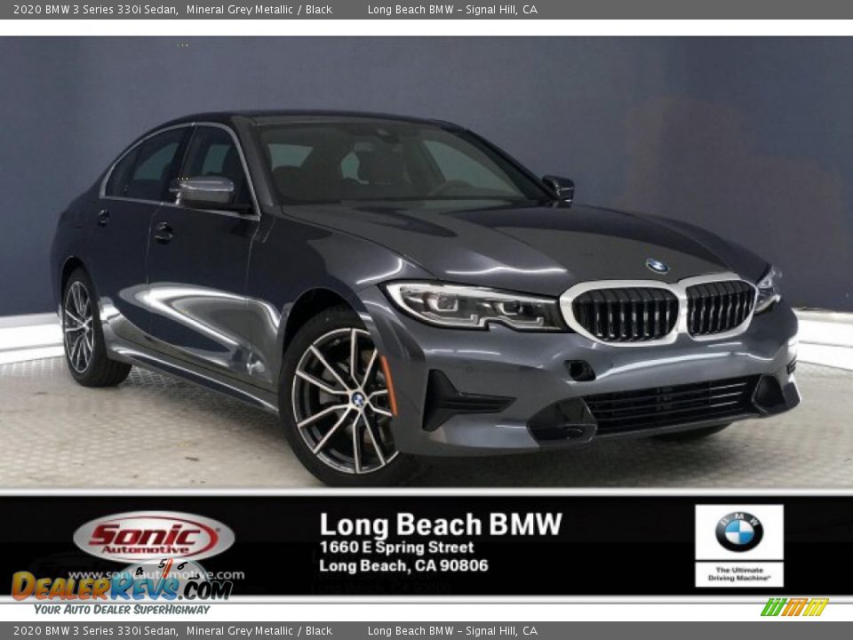 2020 BMW 3 Series 330i Sedan Mineral Grey Metallic / Black Photo #1