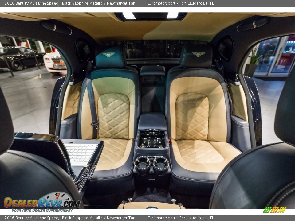 Rear Seat of 2016 Bentley Mulsanne Speed Photo #48