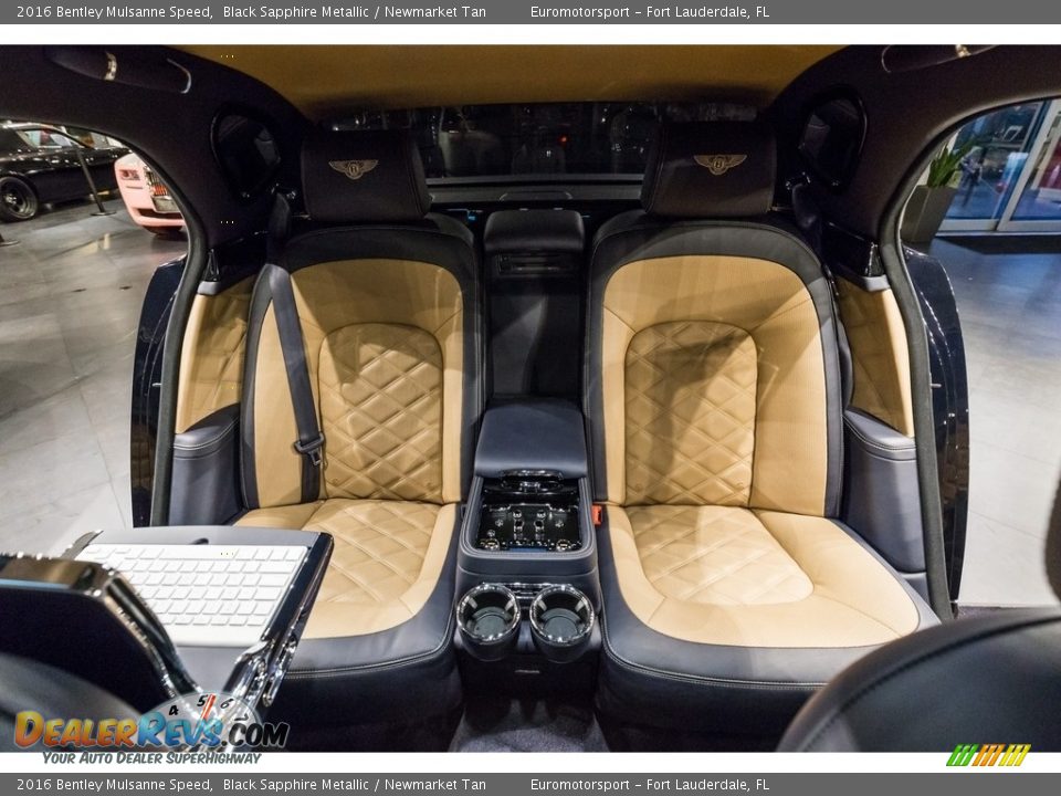 Rear Seat of 2016 Bentley Mulsanne Speed Photo #49
