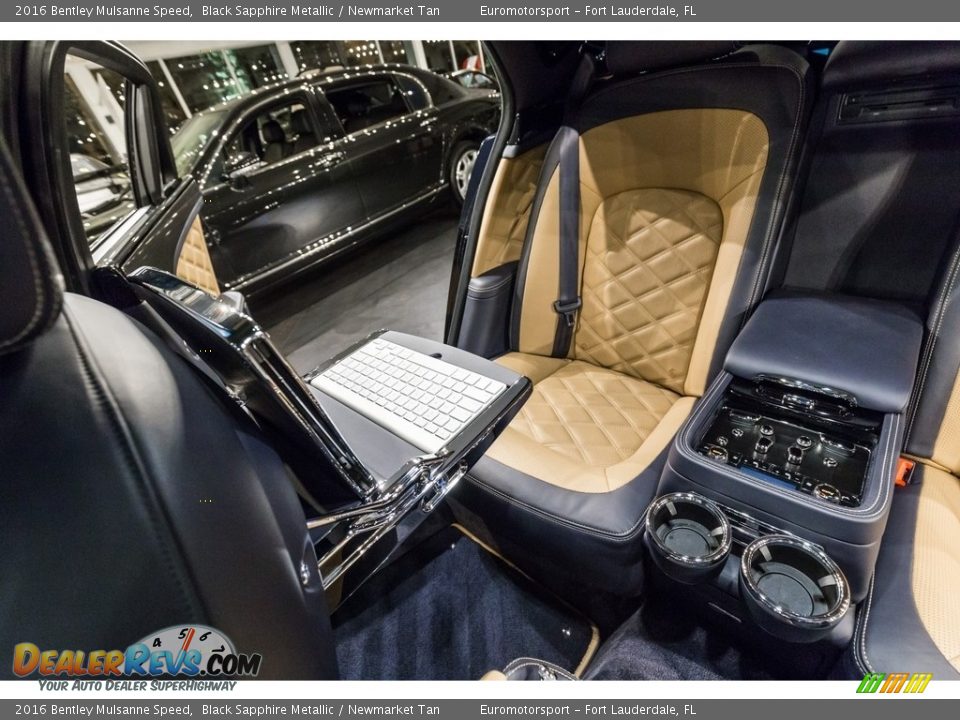 2016 Bentley Mulsanne Speed Black Sapphire Metallic / Newmarket Tan Photo #50