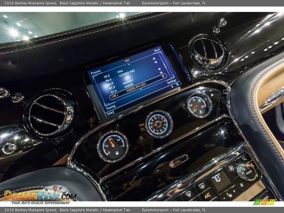 2016 Bentley Mulsanne Speed Black Sapphire Metallic / Newmarket Tan Photo #51
