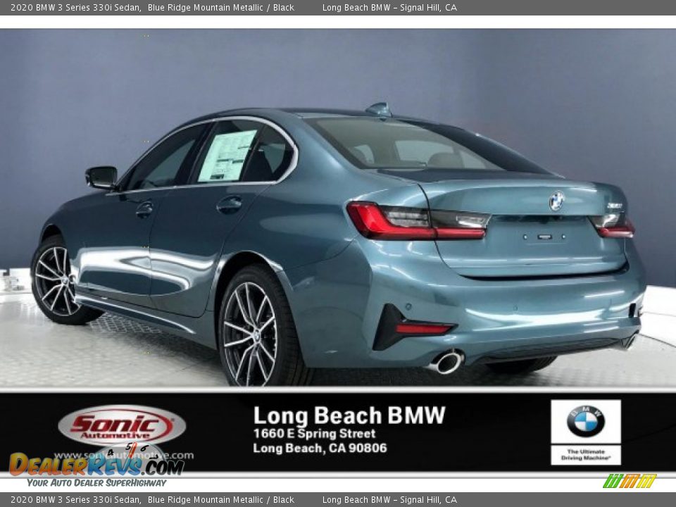 2020 BMW 3 Series 330i Sedan Blue Ridge Mountain Metallic / Black Photo #2