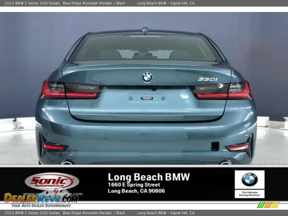 2020 BMW 3 Series 330i Sedan Blue Ridge Mountain Metallic / Black Photo #3