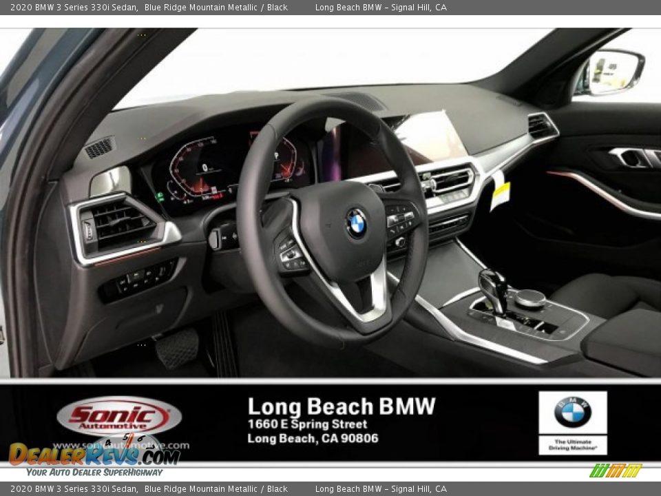 2020 BMW 3 Series 330i Sedan Blue Ridge Mountain Metallic / Black Photo #4