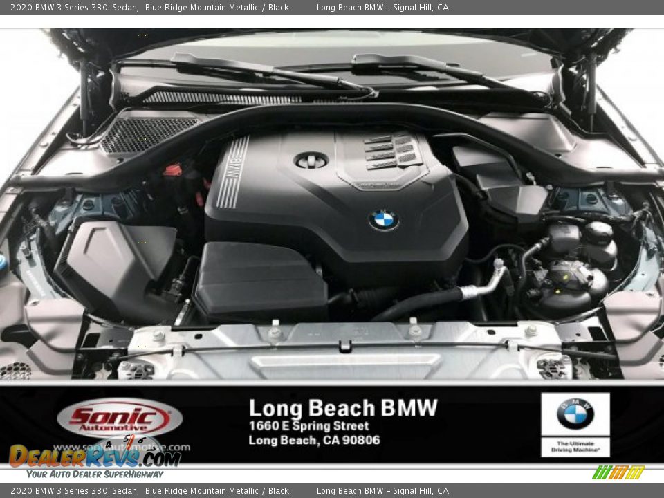 2020 BMW 3 Series 330i Sedan Blue Ridge Mountain Metallic / Black Photo #8