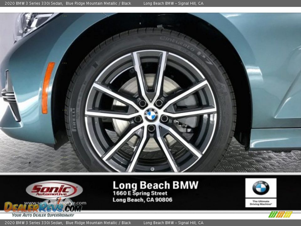 2020 BMW 3 Series 330i Sedan Blue Ridge Mountain Metallic / Black Photo #9