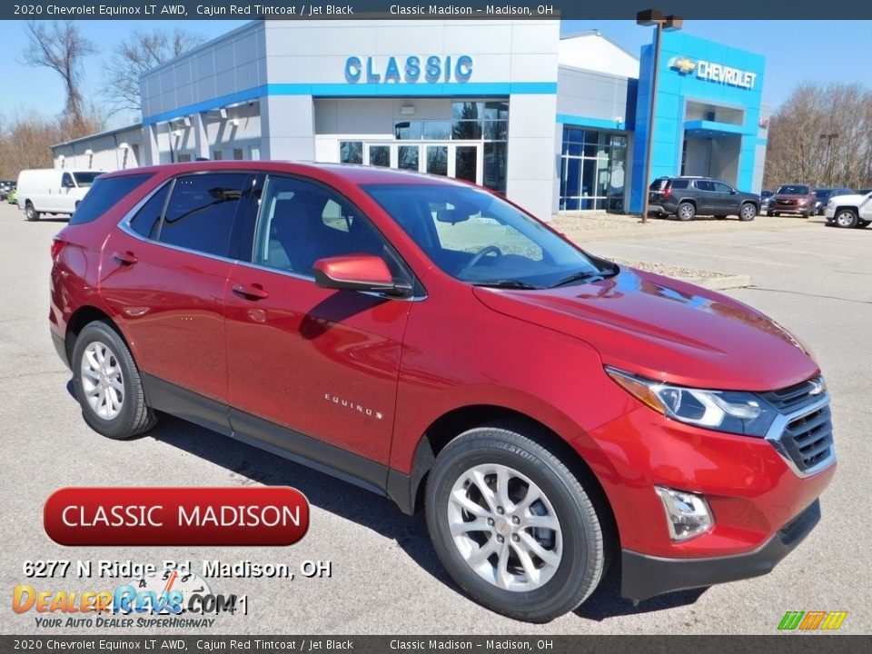 2020 Chevrolet Equinox LT AWD Cajun Red Tintcoat / Jet Black Photo #1