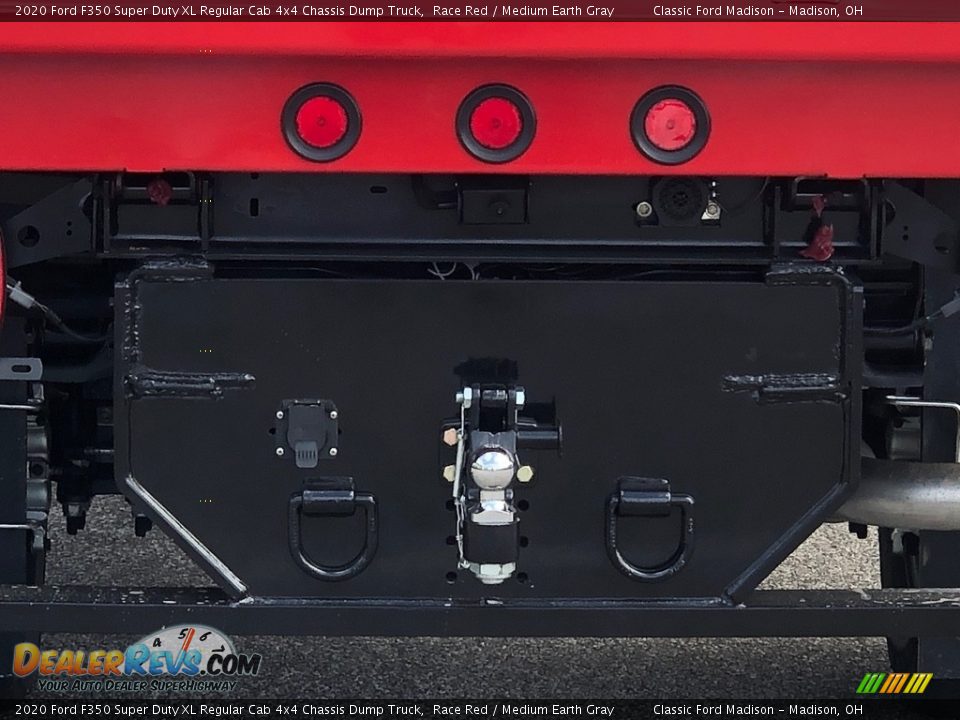 2020 Ford F350 Super Duty XL Regular Cab 4x4 Chassis Dump Truck Race Red / Medium Earth Gray Photo #8