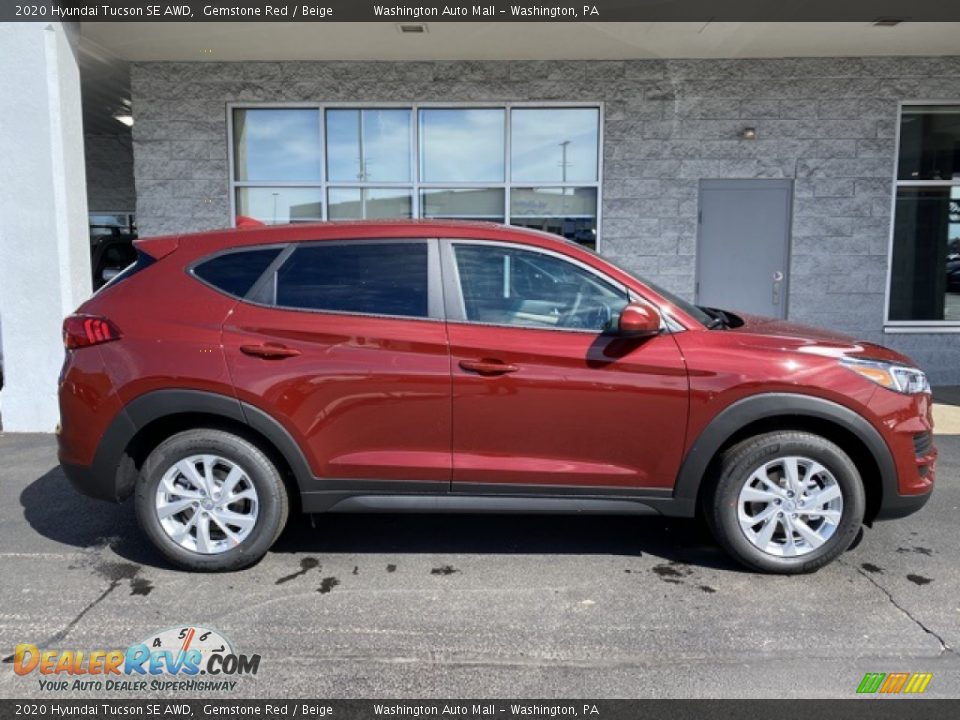 2020 Hyundai Tucson SE AWD Gemstone Red / Beige Photo #2