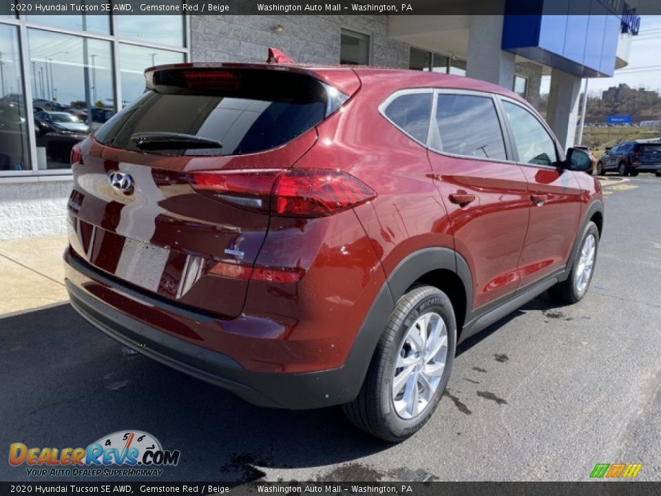 2020 Hyundai Tucson SE AWD Gemstone Red / Beige Photo #3