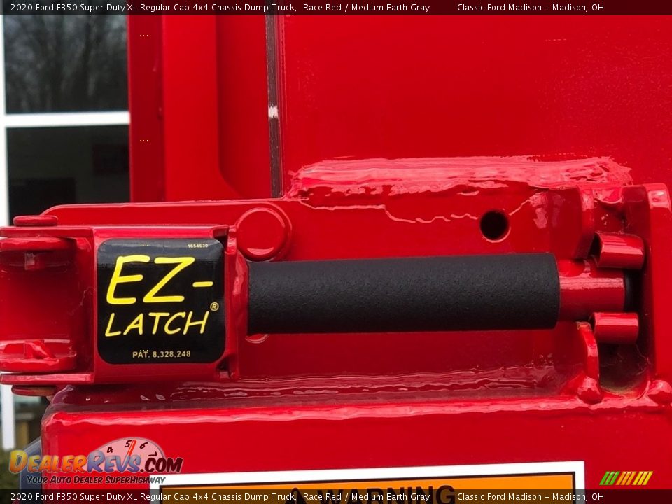 2020 Ford F350 Super Duty XL Regular Cab 4x4 Chassis Dump Truck Race Red / Medium Earth Gray Photo #10