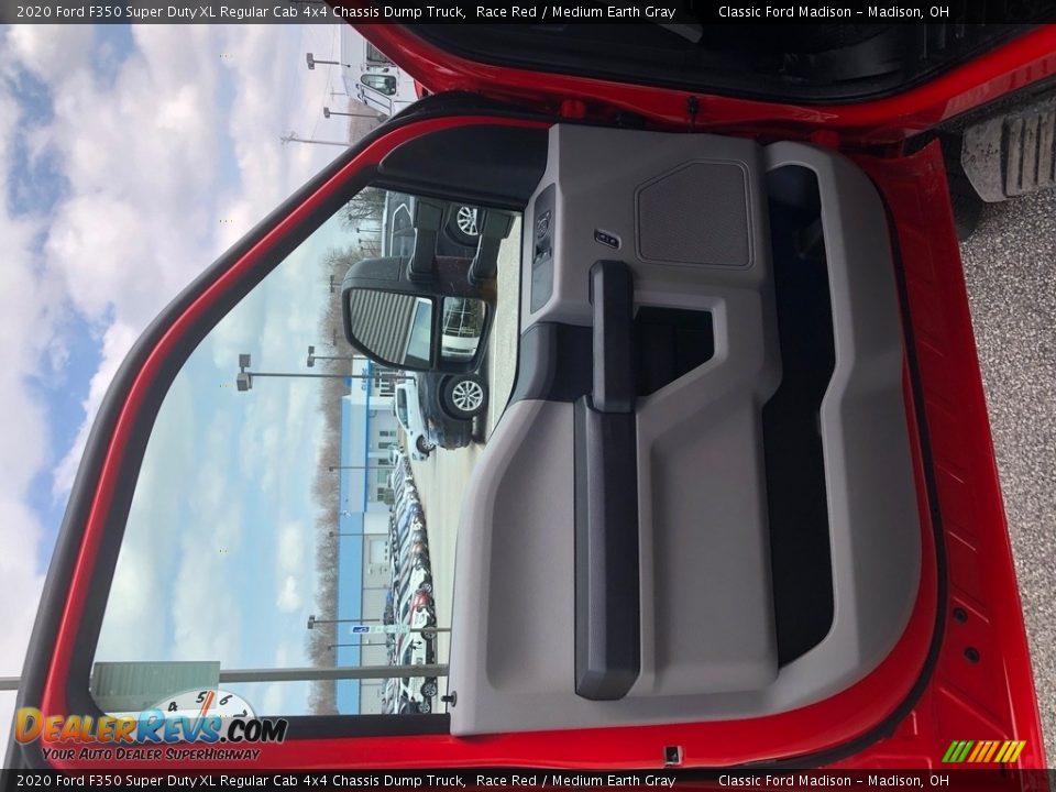 2020 Ford F350 Super Duty XL Regular Cab 4x4 Chassis Dump Truck Race Red / Medium Earth Gray Photo #16