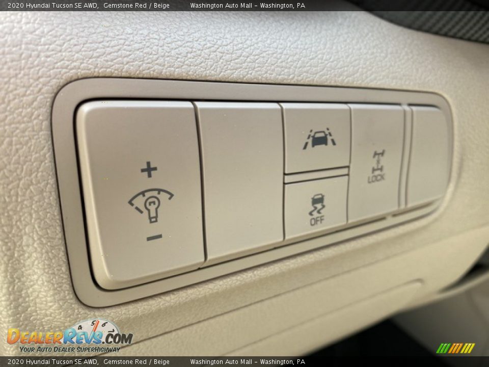 2020 Hyundai Tucson SE AWD Gemstone Red / Beige Photo #9