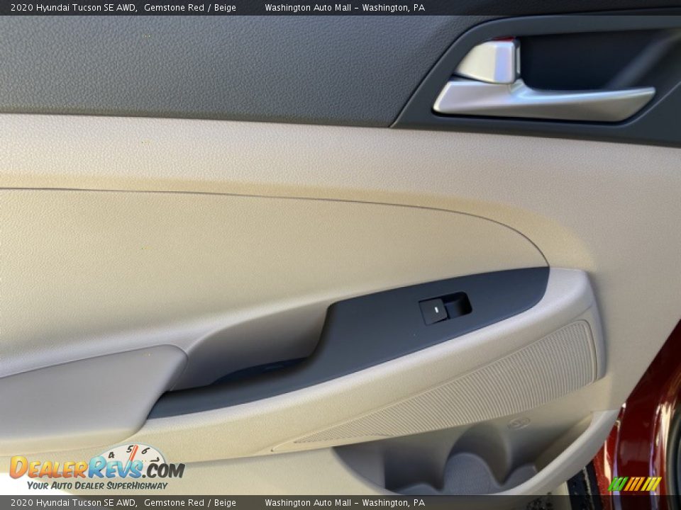 2020 Hyundai Tucson SE AWD Gemstone Red / Beige Photo #13