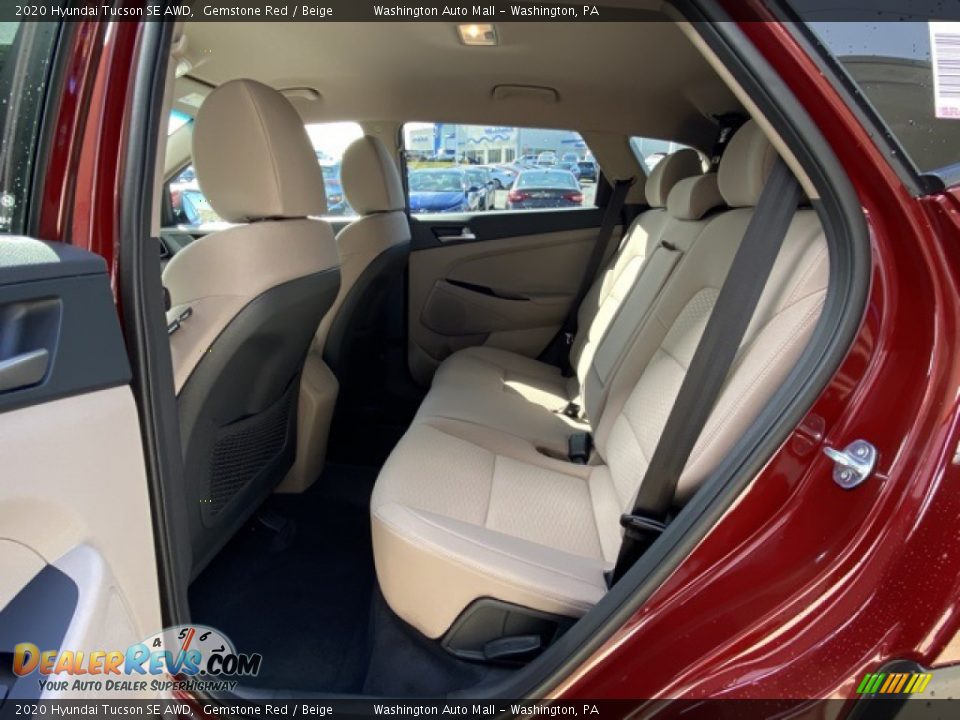 2020 Hyundai Tucson SE AWD Gemstone Red / Beige Photo #14
