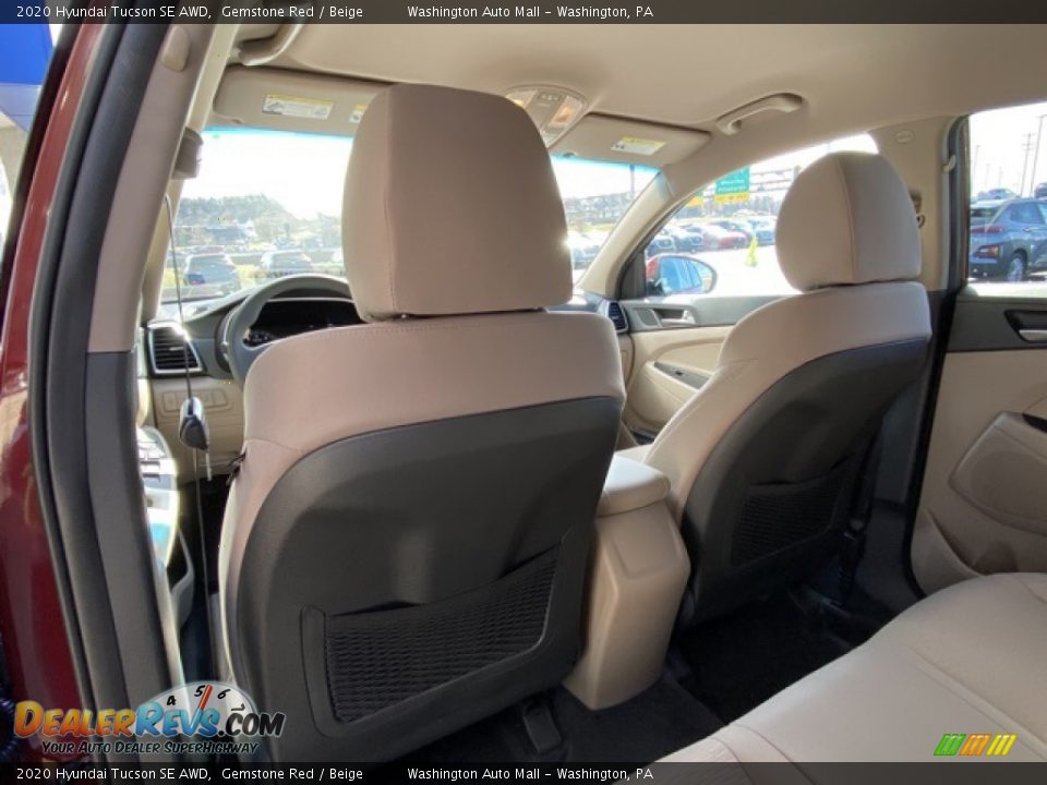 2020 Hyundai Tucson SE AWD Gemstone Red / Beige Photo #15