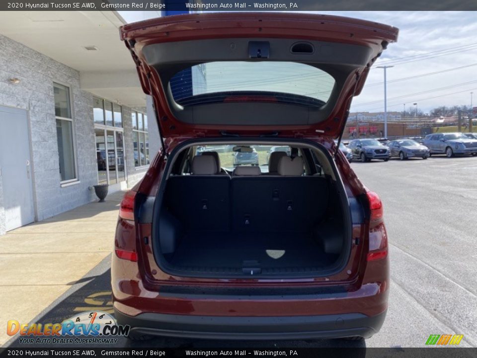 2020 Hyundai Tucson SE AWD Gemstone Red / Beige Photo #16