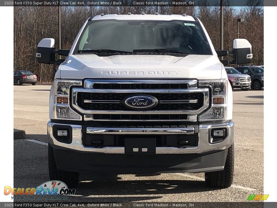 2020 Ford F350 Super Duty XLT Crew Cab 4x4 Oxford White / Black Photo #3