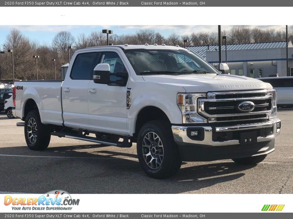 2020 Ford F350 Super Duty XLT Crew Cab 4x4 Oxford White / Black Photo #4