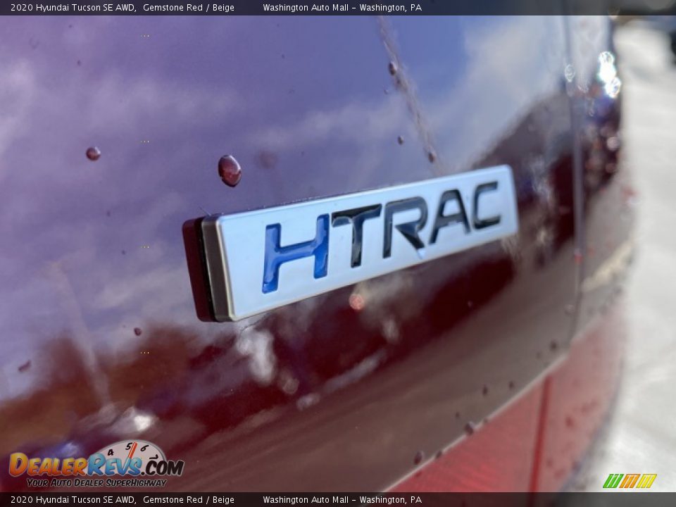 2020 Hyundai Tucson SE AWD Gemstone Red / Beige Photo #18