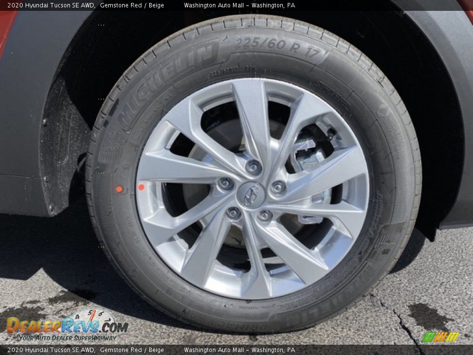 2020 Hyundai Tucson SE AWD Gemstone Red / Beige Photo #20